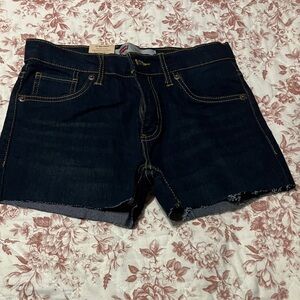 Levi's Dark Indigo Jean Shorts